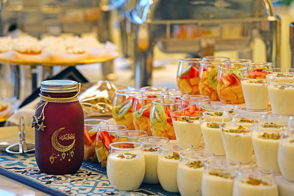 Professional catering presentation
